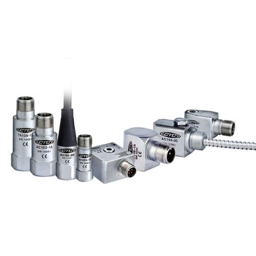 Sensor de aceleración 2 ejes - CTC - PCH Engineering A/S - 1 eje / triaxial / de cizallamiento