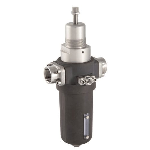 Filtro regulador de aire comprimido - 210FR - IDINSERTDEAL - de aluminio / de latón / con brida