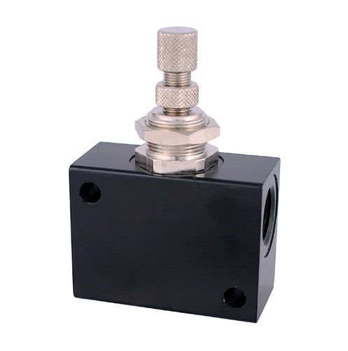 Regulador de caudal volumétrico - RF series - SAF S.R.L. - para aire comprimido / de acero inoxidable