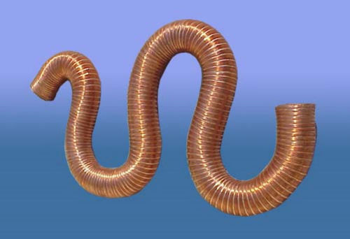 Conducto de aire flexible - UAS FUGA COPPER PIPES - UNVEREN Co.Inc. - redondo / de cobre / para ventilación