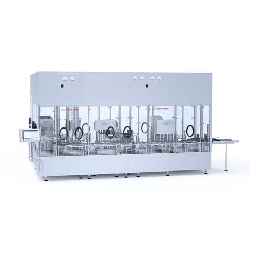 Máquina de llenado y cierre para botellas de plástico - FVK 50400 - Bausch + Ströbel Maschinenfabrik Ilshofen GmbH+Co. KG - para aplicaciones farmacéuticas