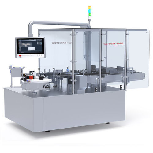 Máquina de etiquetado controlada por PLC - ESA series - Bausch + Ströbel Maschinenfabrik Ilshofen GmbH+Co. KG - para botellas / para etiquetas autoadhesivas / compacta