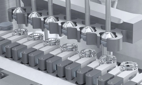 Máquina de llenado y cierre de botellas - FVC 50606 - Bausch + Ströbel Maschinenfabrik Ilshofen GmbH+Co. KG - para aplicaciones farmacéuticas