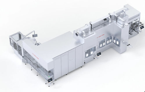 Máquina de limpieza con proyección de agua - ARM series - Bausch + Ströbel Maschinenfabrik Ilshofen GmbH+Co. KG - automática / para la industria farmacéutica / para botellas