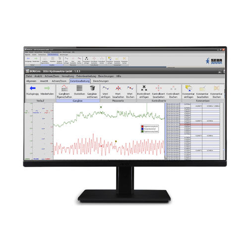 Software de gestión - DEMASvis - Seba Hydrometrie GmbH & Co. KG - de análisis / de interfaz / de medición