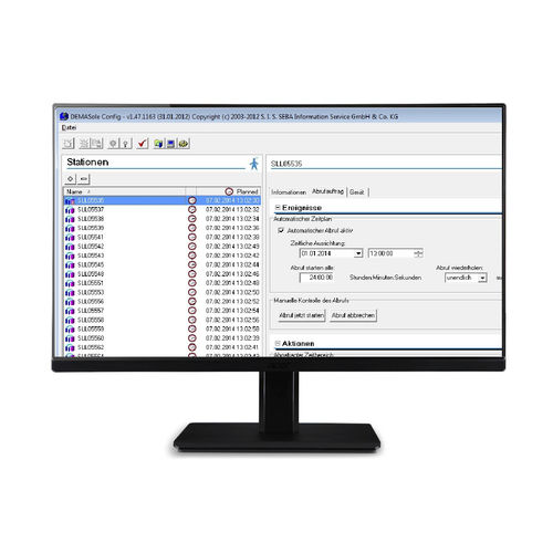 Software de medición - DEMASole - Seba Hydrometrie GmbH & Co. KG - de comunicaciones / de mando de proceso / de subestación