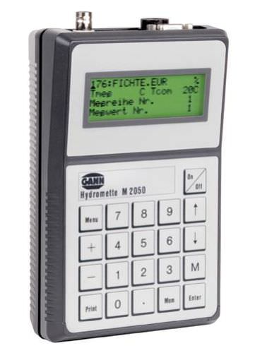 Humidímetro para madera - 4 - 100 %, -30 ... +170 °C | Hydromette M 2050 - GANN Mess- u. Regeltechnik GmbH - con termómetro