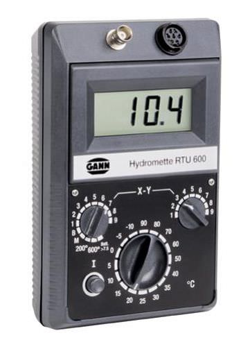 Humidímetro para madera - 40 - 200 %, -200 ... +600 °C | Hydromette RTU 600 - GANN Mess- u. Regeltechnik GmbH - para aire / para materiales de construcción / con termómetro