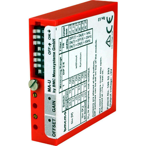 Amplificador de tensión - MA-U - BMC Messsysteme GmbH - de medidas / de adquisición / electrónico