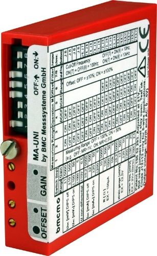 Amplificador de señal - MA-UNI - BMC Messsysteme GmbH - de tensión / de corriente / de medidas