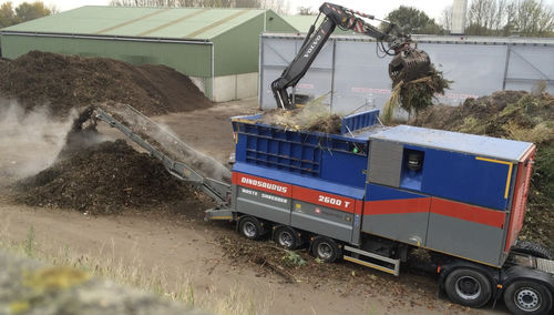 Tolva de desechos - DINOSAURUS 2600T - Rentec - para residuos mezclados / para residuos orgánicos / de rotor