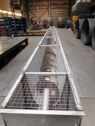 Transportador de tornillo - Rentec - horizontal / tubular / de transporte