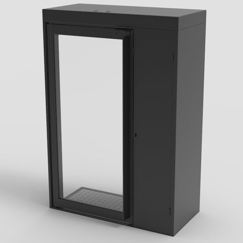 Puerta abatible - B620 - BOLLORE PROTECTION SAS - de vidrio / acristalados / industrial