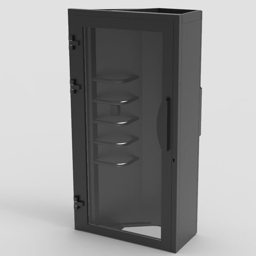 Puerta abatible - B630 - BOLLORE PROTECTION SAS - de vidrio / acristalados / industrial