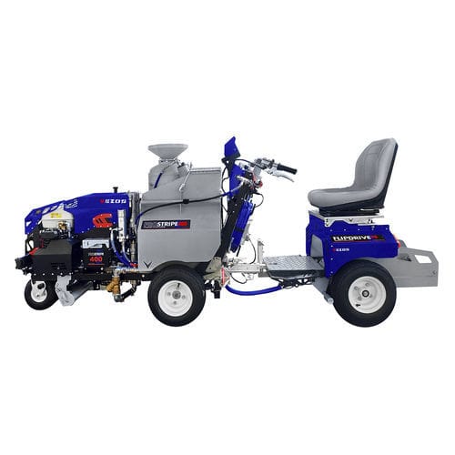 Máquina de pintura de bandas hidráulica - PROSTRIPE 400 DC + FLIPDRIVE - VEZOS - autopropulsada / automática