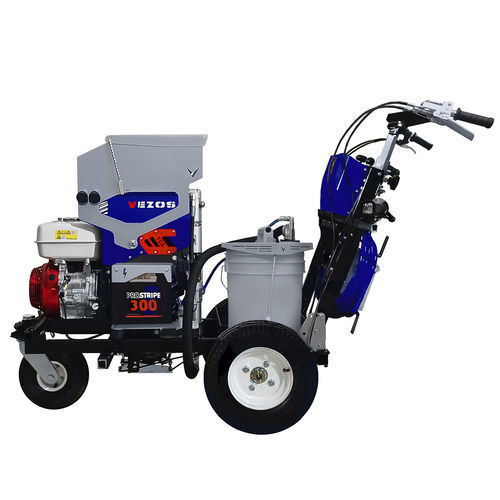 Máquina de pintura de bandas para carretera - PROSTRIPE 300 SP - VEZOS - hidráulica / autopropulsada / con 2 pistolas