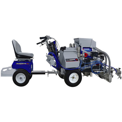 Máquina de pintura de bandas para carretera - PROSTRIPE 300 DC FLIPDRIVE - VEZOS - hidráulica / autopropulsada / con 2 pistolas