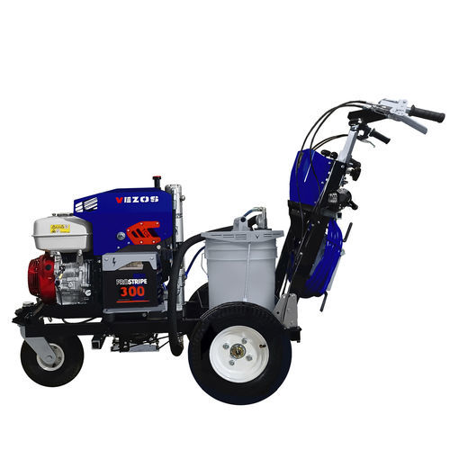 Máquina de pintura de bandas hidráulica - PROSTRIPE 300 SP - VEZOS - autopropulsada / con operador a pie / con 2 pistolas