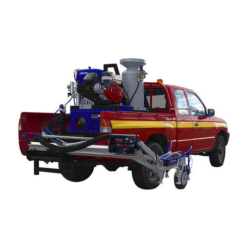 Máquina de pintura de bandas para carretera - ROADMASTER 2.5 - VEZOS - hidráulica / montada sobre camión / automática