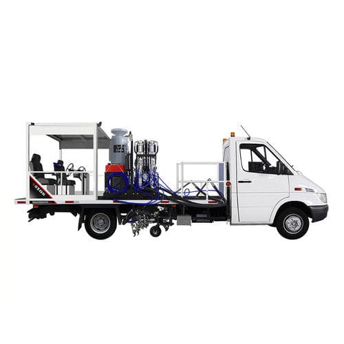 Máquina de pintura de bandas para carretera - ROADMASTER 20 - VEZOS - montada sobre camión