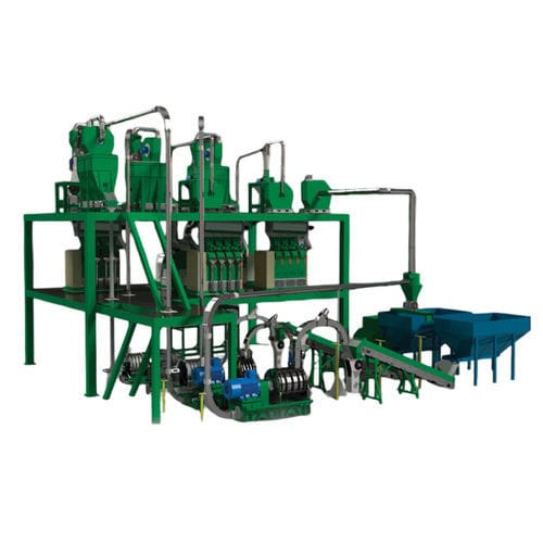 Unidad para reciclado DEEE - MRP® - Guidetti Recycling Systems - de aluminio / para cobre / con granulación