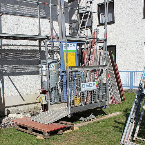 Montecarga de cremallera - 300 Z - GEDA GmbH - para material de construcción / de columna