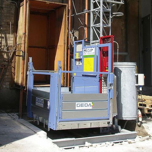 Plataforma sobre mástil de un mástil - 1200 Z/ZP - GEDA GmbH
