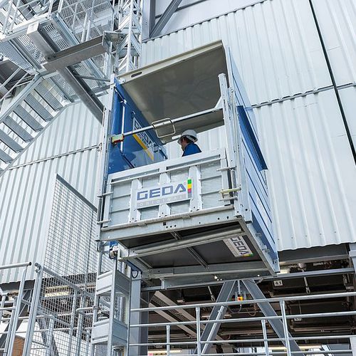 Plataforma sobre mástil de un mástil - 500 ZP P - GEDA GmbH