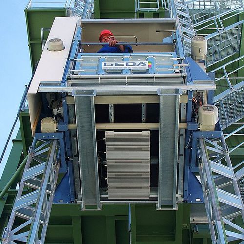 Plataforma sobre mástil de doble mástil - 1500 ZP P - GEDA GmbH