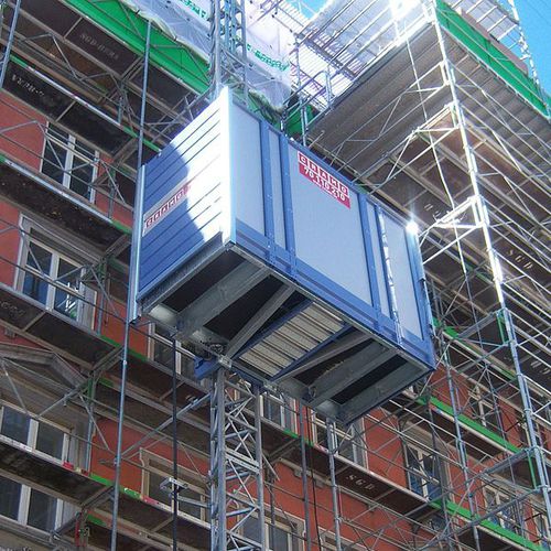 Montecarga automático - Multilift P12 - GEDA GmbH - de cremallera / de columna