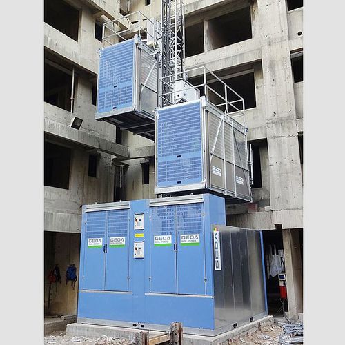 Ascensor automático - SBL 2000 - GEDA GmbH - para material de construcción / de columna