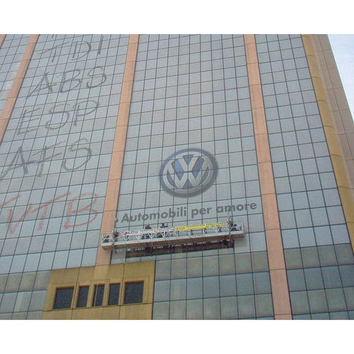 Plataforma de trabajo - AB 450 - GEDA GmbH - suspendida / portaoperador / para obra