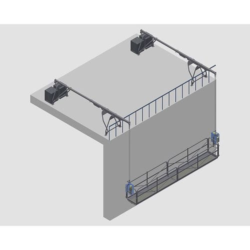 Plataforma de trabajo - Standard - GEDA GmbH - suspendida / portaoperador