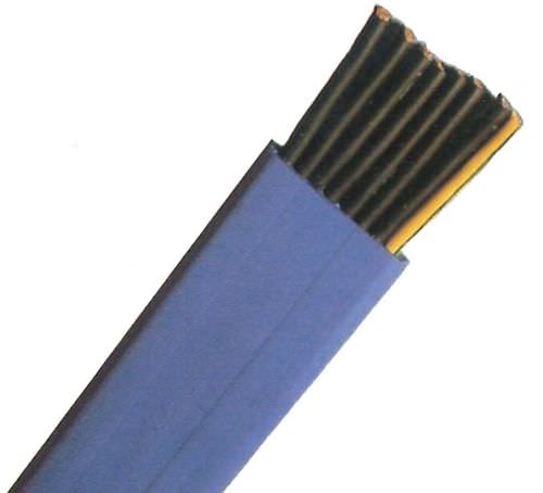 Cable eléctrico de alimentación - Sacchi Longo - resistente al fuego / plano