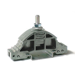 Bloque de conexión de corriente fuerte - 401025 - Morsettitalia - con tornillo / gris