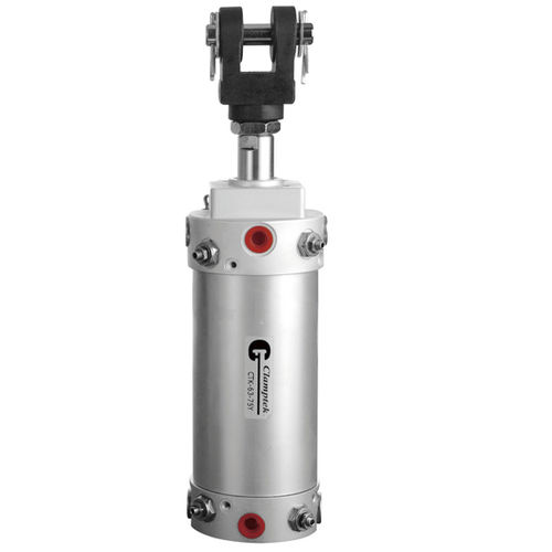 Cilindro neumático - CTK series - Clamptek Enterprise CO., LTD. - de doble efecto / de fijación