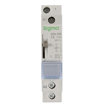 Relé de control de impulsos - SIGMA ELEKTRIK - de fuga a tierra / 1NA / en riel DIN