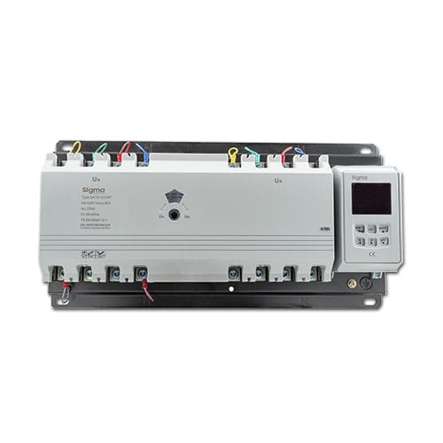 Commutador de transferencia automático - SIGMA ELEKTRIK - para generador / para grupo electrógeno / 4 polos