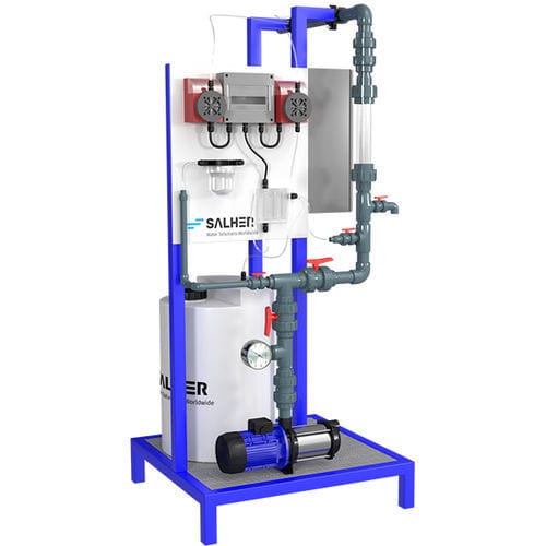 Unidad de desinfección con hipoclorito - SAL-RX series - Salher - para el tratamiento de aguas residuales / de agua / estacionaria