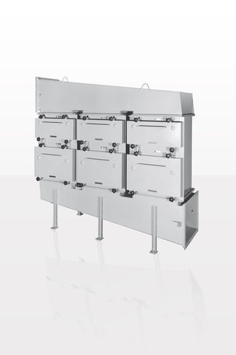 Cárter de filtro de carbón activado - NSC - MANN+HUMMEL Air Filtration - HEPA / para aire / de acero inoxidable
