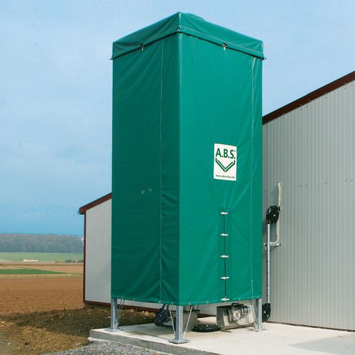Silo flexible - A.B.S. Silo- und Förderanlagen - para servicio exterior / revestimiento de PVC / para la agricultura