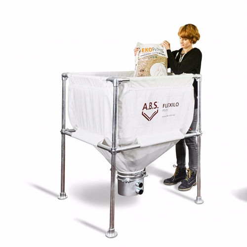 Silo para granulados de madera - Flexilo MINI - A.B.S. Silo- und Förderanlagen