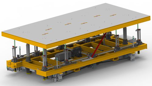 Mesa elevadora de columna - Enzfelder GmbH
