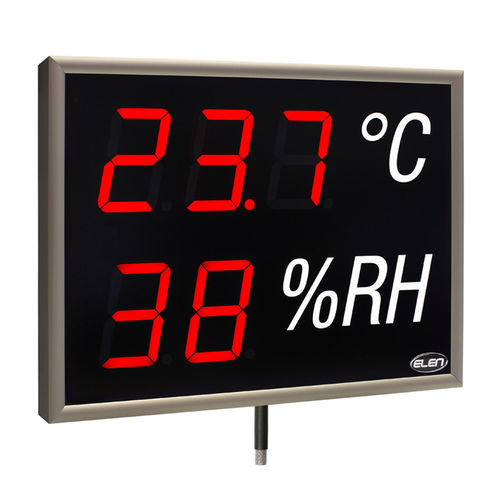 Visualizador LED - NDA 100/3-2 THS R L20 230AC   - ELEN, s.r.o. - de color / de 7 segmentos / para medición de temperatura