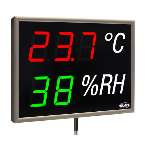 Visualizador LED - NDA 100/3-2 THS RG L20 230AC LAN - ELEN, s.r.o. - de color / de 7 segmentos / para medición de temperatura