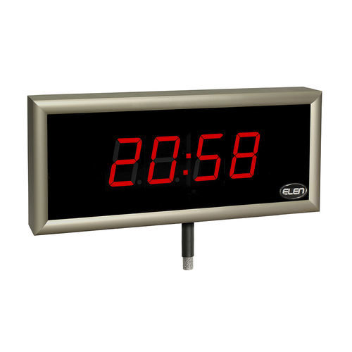 Reloj digital - NDC 57/4 THS R L20 12DC USB - ELEN, s.r.o. - de pared / LED / termómetro