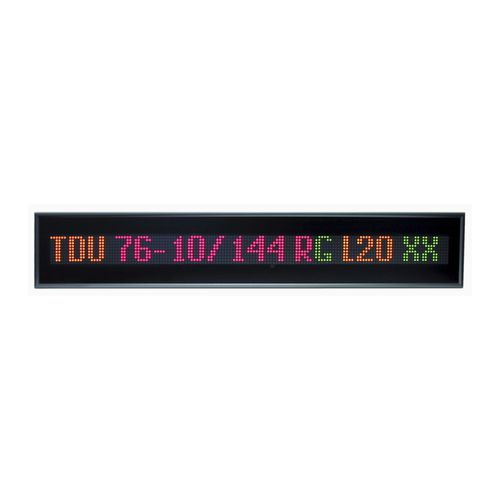Visualizador LED - TDU 76-16/192 RG L54 230AC - ELEN, s.r.o. - de matriz de puntos / alfanumérico / de 17 segmentos
