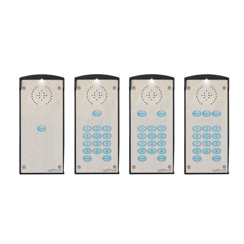 Sistema de interfono de audio - N-GSM E series - FAAC SpA - de control de acceso / de pared / con retroiluminación