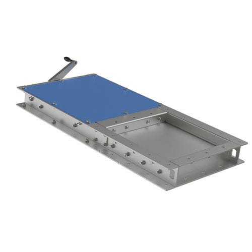 Válvula de compuerta - FS100 ECO - Jaudt Dosiertechnik Maschinenfabrik GmbH - manual / con control neumático / eléctrica