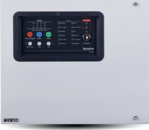 Panel de mando para alarma de incendio - TFP-404 - TEKNIM ELEKTRONIK AŞ. - de zona convencional